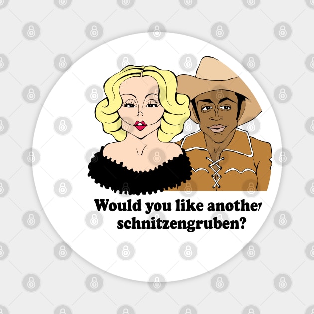 BLAZING SADDLES FAN ART!! Magnet by cartoonistguy